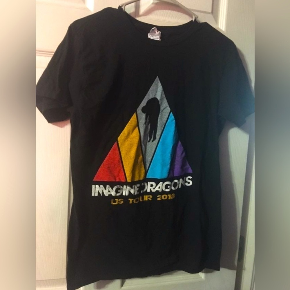 Imagine Dragons Black 2018 Tour Shirt